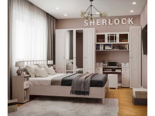 Sherlock Спальня Комплект-3 [Шерлок Ясень Анкор Светлый]