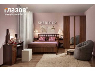 Sherlock Спальня  Комплект-4 [Шерлок орех]