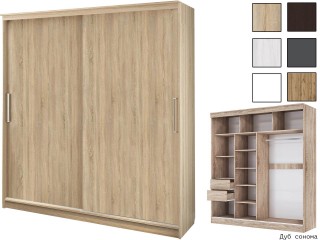 Без Зеркал Шкаф-купе 2,0м, Каркас 2,0м [Дарина Handis]