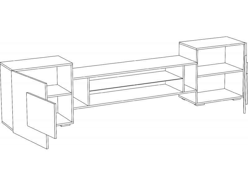 Инкастро Тумба ТВ 2540 [Тумба ТВ Handis]