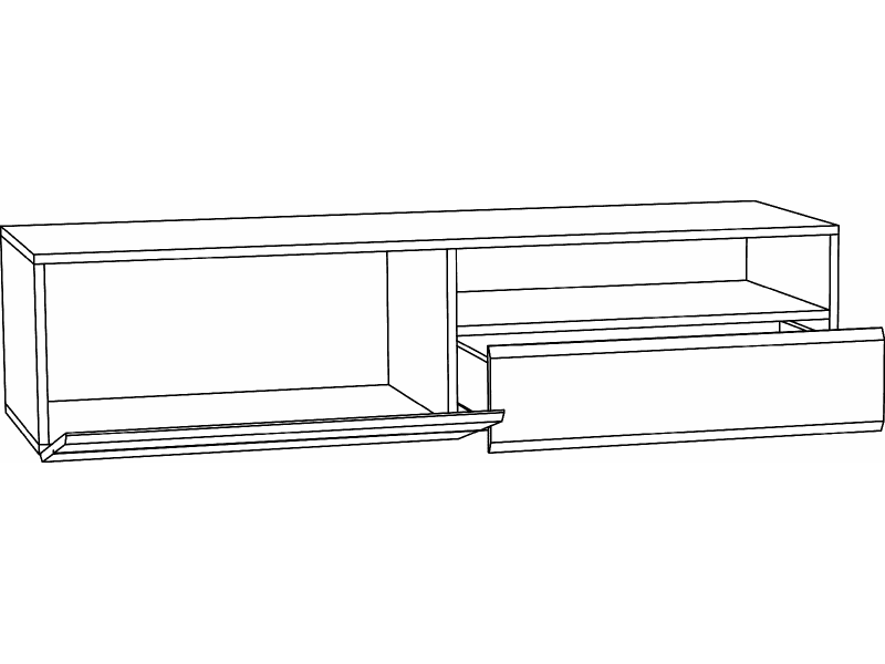 Ларго 1400 Тумба ТВ [Тумба ТВ Handis]