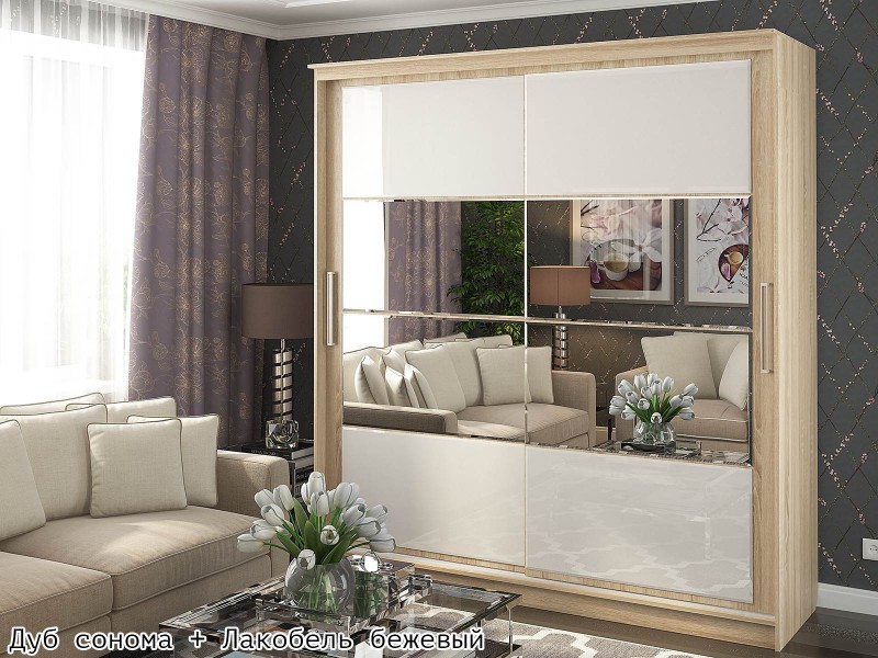 Танго-1 Шкаф-купе 2,0м, Каркас Софи 2,0 [Танго Handis]