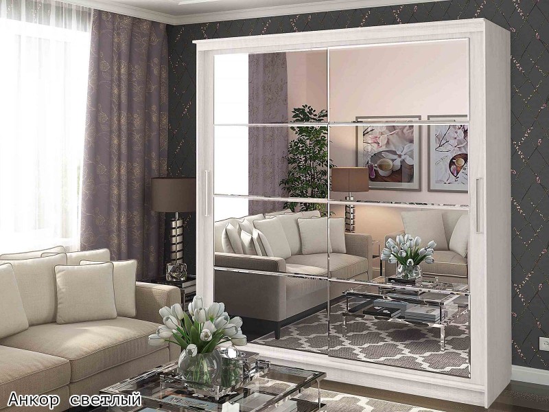 Танго Зеркало Шкаф-купе 2,0м, Каркас 2,0м [Танго Handis]