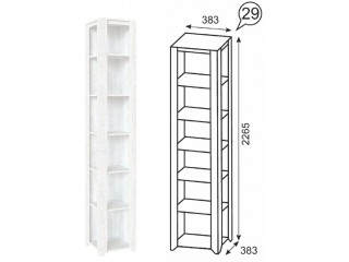 Твист 29 Шкаф-стеллаж [Твист]