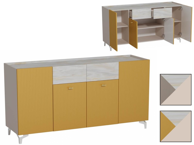 Голд Комод В1/1600 Фасад МДФ матовый [Голд]