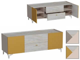 Голд Тумба ТВА 1400 Фасад МДФ матовый [Голд]