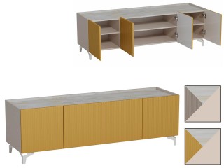 Голд Тумба ТВА 1600 В-1 Фасад МДФ матовый [Голд]