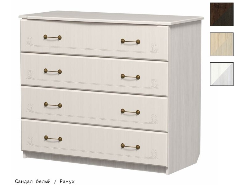 Комод с рисунком 4 ящика [Ивушка-5]