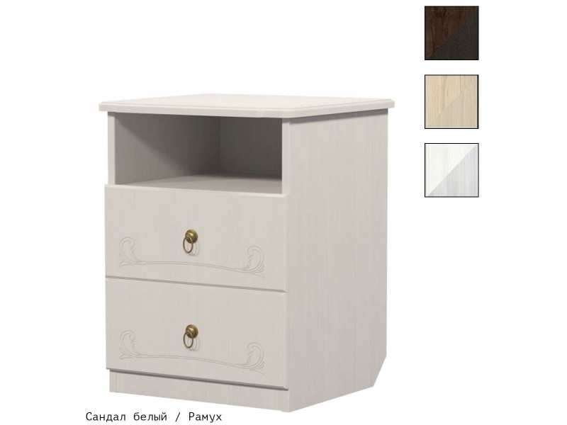 Тумба прикроватная с выдвижными ящикми с рис [Ивушка-5]