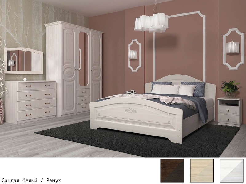 Ивушка-5 МДФ матов. Спальня, Комплект-1 [Ивушка-5]
