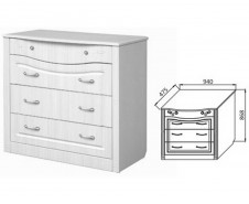 Комод с 4 ящиками [Ева-10]