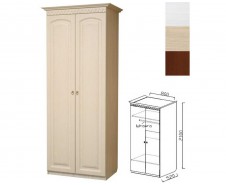 Гармония-4 Шкаф двухстворчатый для платья, прихожая [Визит-15]