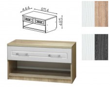 Тумба для обуви МДФ матов, прихожая [Визит-17]