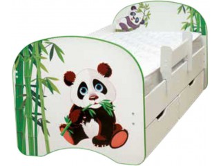Панда Кровать детская 2 ящика фотопечать