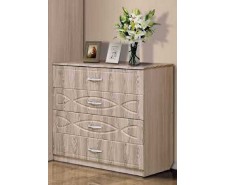 Венеция 7, Комод с 4-мя ящиками [Венеция-7 МДФ матовый]