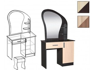 Светлана Стол макияжный с ящиком и банкеткой в комплекте [Светлана]