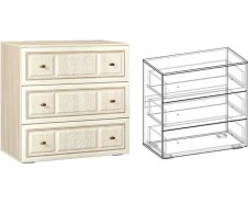 Виктория Комод 3 ящика [Виктория]