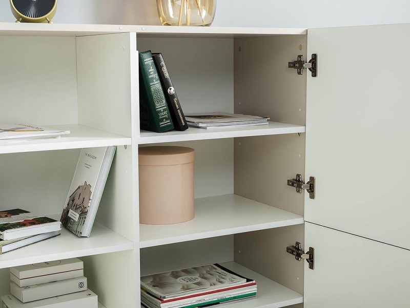 Флоу комод 16.329 Кашемир + Белый