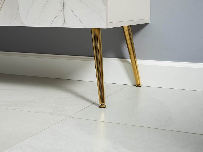 Флоу комод 16.329 Кашемир + Белый