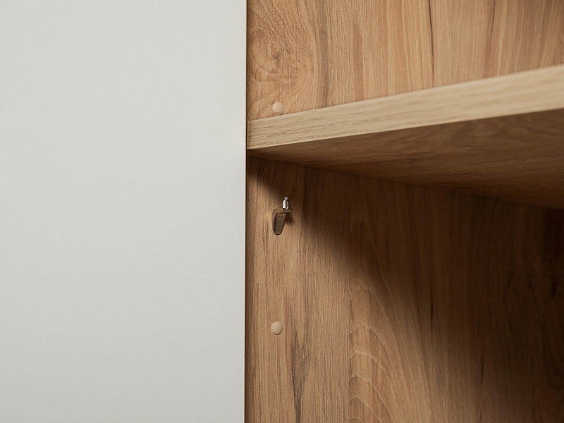 Току комод 16.230.04 Гикори Рокфорд + Белый