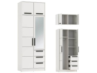 Диана 84.09 + 84.12 шкаф двухстворчатый с антресолью [Диана]