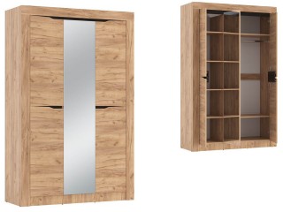 Флорида 90.02 шкаф трёхстворчатый с зеркалом [Флорида]