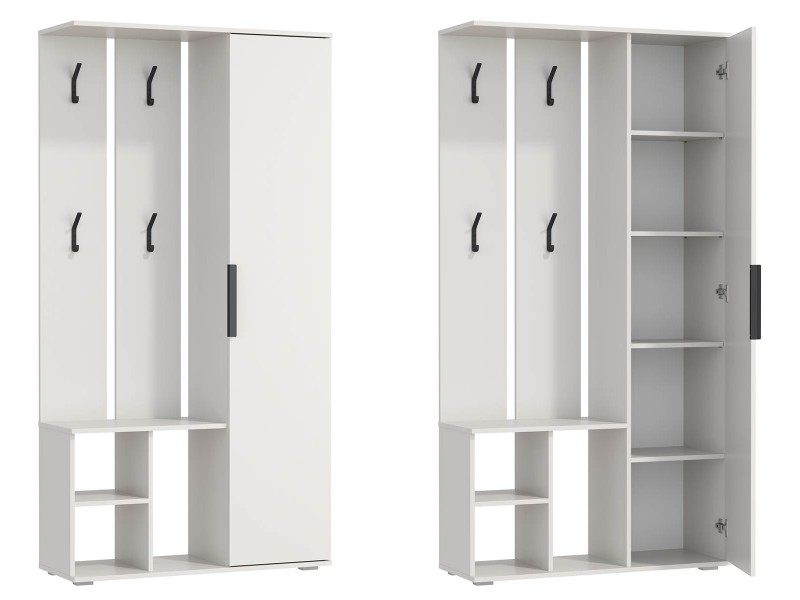 Кармен-1 Шкаф комбинированный, прихожая 974мм [Кармен]