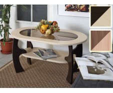 Маджеста-2 стол журнальный с тонированным стеклом [Маджеста]