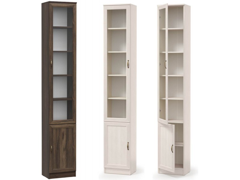 Оливия Шкаф-пенал В-17, витрина [Оливия]