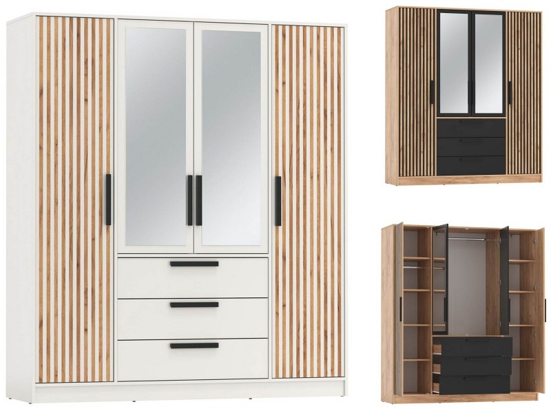 Вегас 83.07 Шкаф четырёхстворчатый [Вегас_Олмеко]