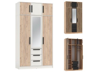 Вегас 83.08 Шкаф трёхстворчатый + 83.11 тумба [Вегас_Олмеко]