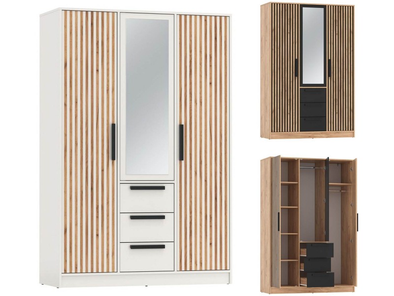 Вегас 83.08 Шкаф трёхстворчатый [Вегас_Олмеко]