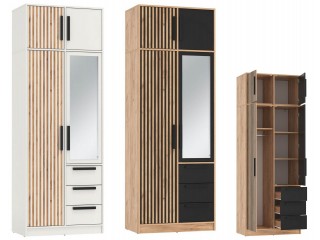 Вегас 83.09 Шкаф двухстворчатый + 83.12 тумба [Вегас_Олмеко]