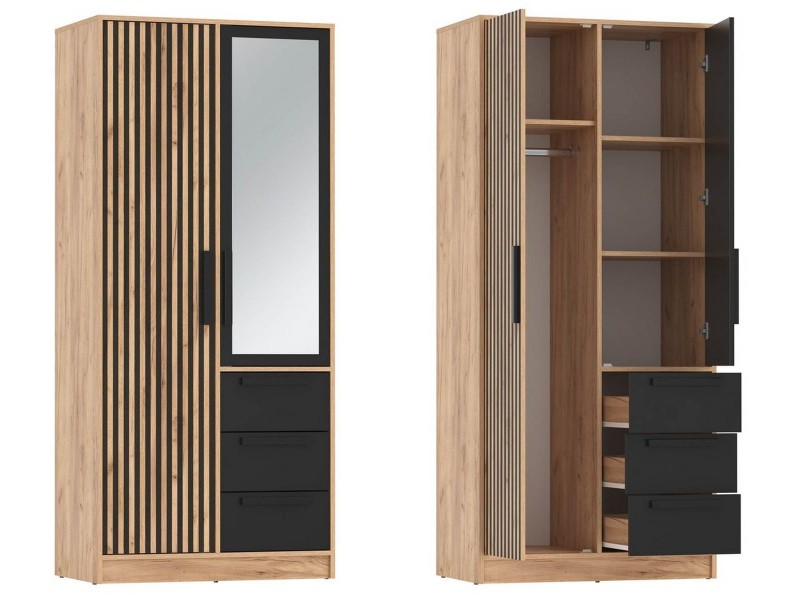 Вегас 83.09 Шкаф двухстворчатый [Вегас_Олмеко]