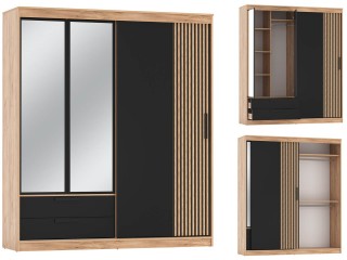 Вегас 83.13 Шкаф-купе с зеркалом [Вегас_Олмеко]