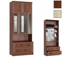 Янна ЯН-11 Шкаф для посуды, стекло Витраж [Янна]