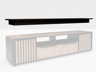 Аэлита секция №16 крышка с подсветкой для тумбы ТВ [Аэлита]