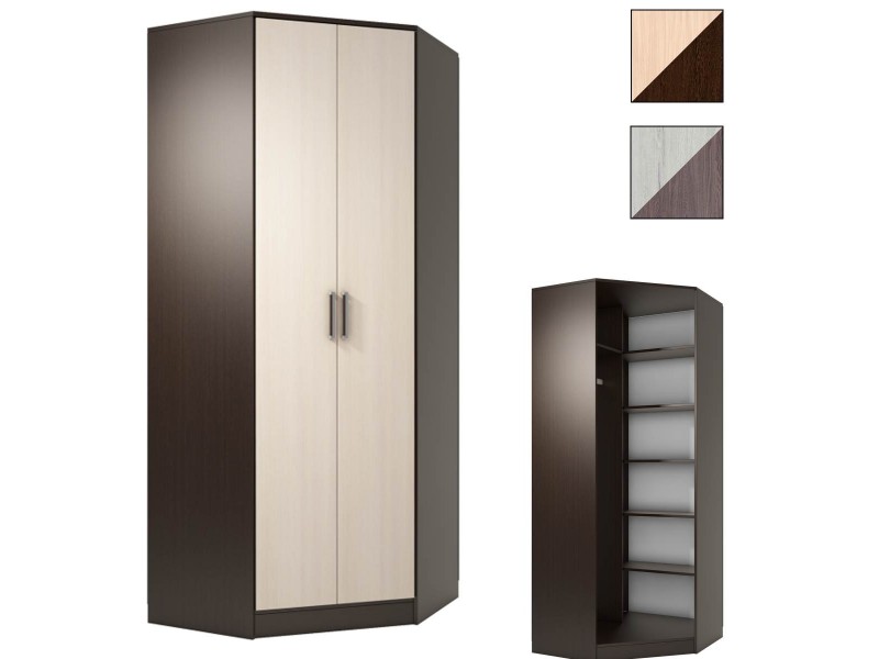 Диана-4 секция №7 Шкаф Угловой двухстворчатый 850х850 [Диана-4]