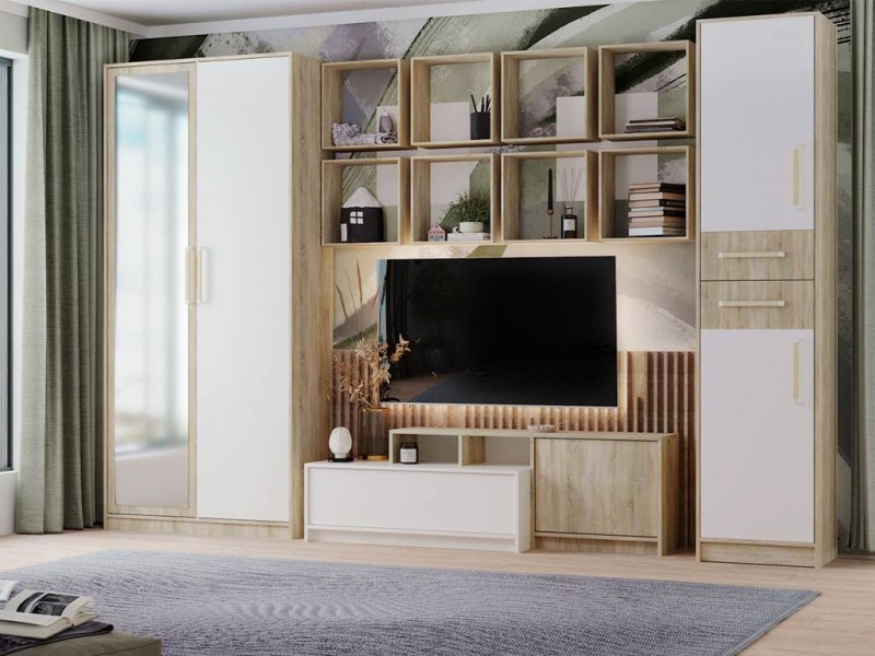 Эдем-1 Гостиная модульная, Комплект-1 [Эдем-1]