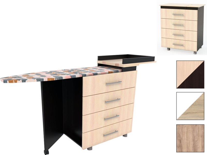 Комод К-1.4 с гладильной доской [Комоды]