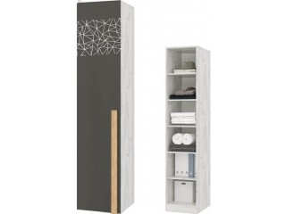 Кент-1 секция №22 Пенал, фасад с рисунком ЛЕВЫЙ [Кент-1]