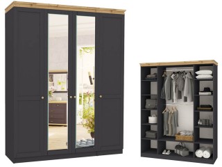 Лиана-1 Шкаф четырёхстворчатый с зеркалами [Лиана-1]