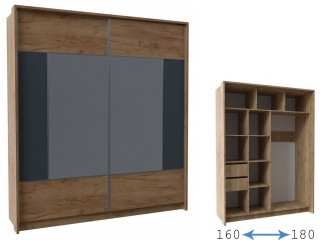 Либерти Шкаф-купе механизм РКМ-70 [Либерти Росток]