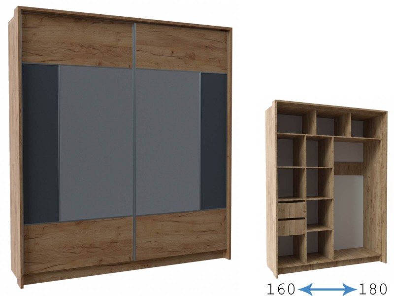 Либерти Шкаф-купе механизм РКМ-70 [Либерти Росток]