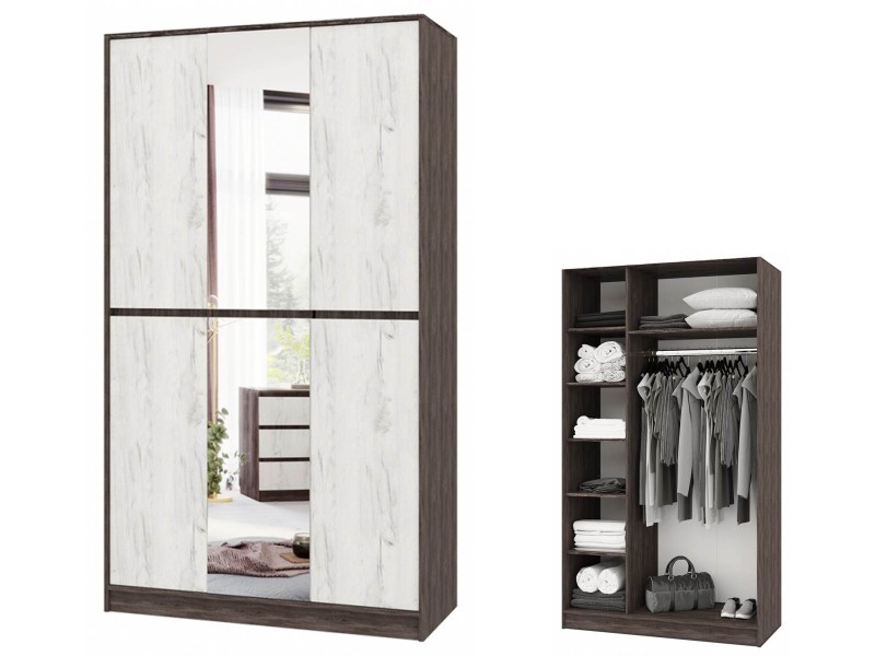 Милана секция №10 Шкаф трёхстворчатый [Милана]