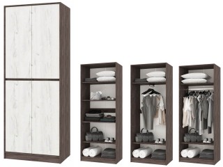 Милана секция №3 Шкаф двухстворчатый [Милана]