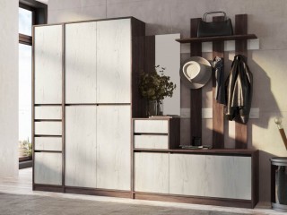 Милана Прихожая модульная, Комплект-1 [Милана]