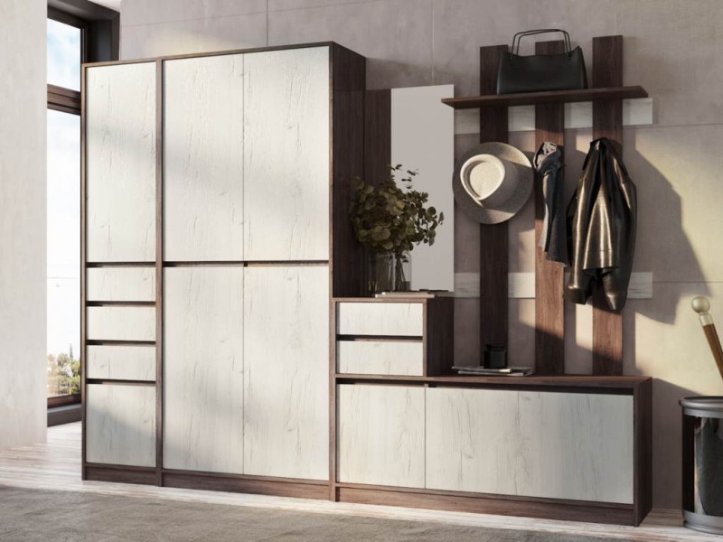 Милана Прихожая модульная, Комплект-1 [Милана]