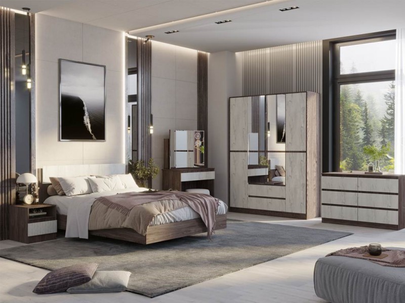 Милана секция №18/№20 Кровать двуспальная [Милана]