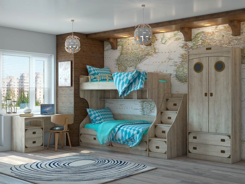 Мираж-1 Детская комната, Комплект-2 [Мираж-1]